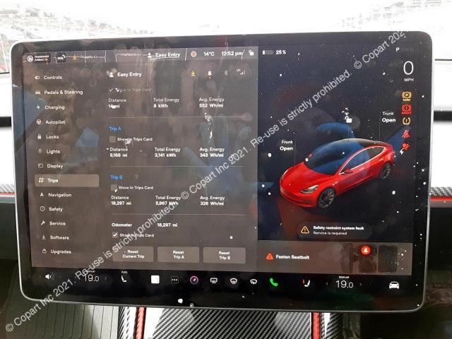 Aukcja sprzedaży 2020 Tesl Model 3 Pe, vin: 5YJ3F7EC6LF702725, numer aukcji: 43705643