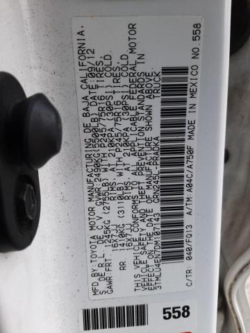 Aukcja sprzedaży 2013 Toyota Tacoma Double Cab, vin: 3TMLU4EN7DM107143, numer aukcji: 45395843