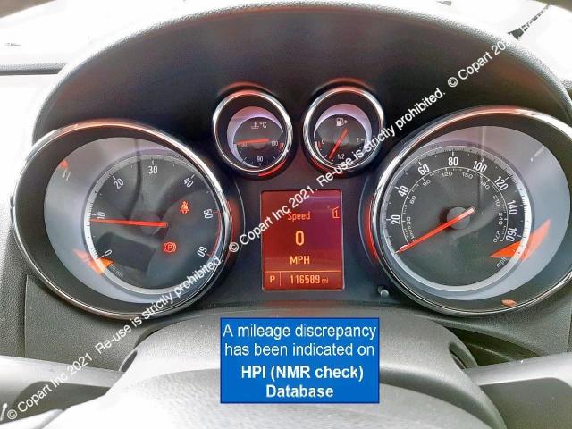 Aukcja sprzedaży 2012 Vauxhall Astra Elit, vin: W0LPE6EN3C8072774, numer aukcji: 45009133