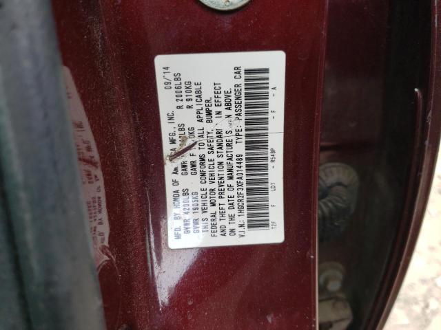 Aukcja sprzedaży 2015 Honda Accord Lx, vin: 1HGCR2F3XFA014489, numer aukcji: 45251473