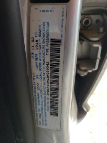 2003 Volkswagen Jetta Gls მანქანა იყიდება აუქციონზე, vin: 3VWSK69M03M099042, აუქციონის ნომერი: 45547643
