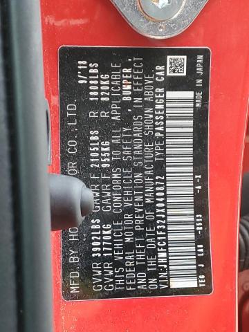 Aukcja sprzedaży 2018 Honda Civic Ex, vin: JHMFC1F32JX040872, numer aukcji: 45542613
