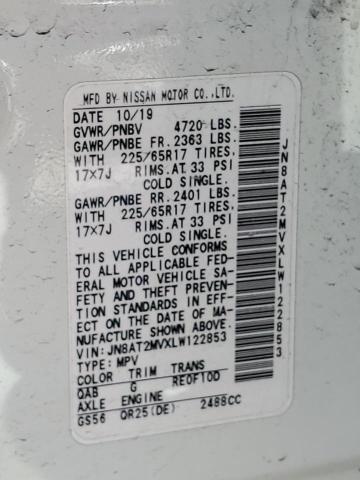 Aukcja sprzedaży 2020 Nissan Rogue S, vin: JN8AT2MVXLW122853, numer aukcji: 45553303