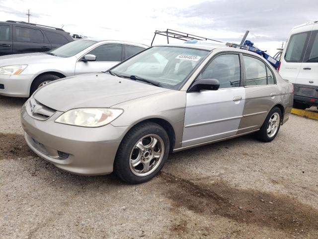 Aukcja sprzedaży 2005 Honda Civic Lx, vin: JHMES16525S004702, numer aukcji: 45564823
