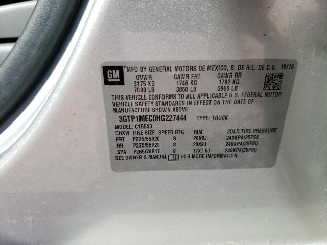 Продаж на аукціоні авто 2017 Gmc Sierra C1500 Sle, vin: 3GTP1MEC0HG227444, номер лоту: 45423523