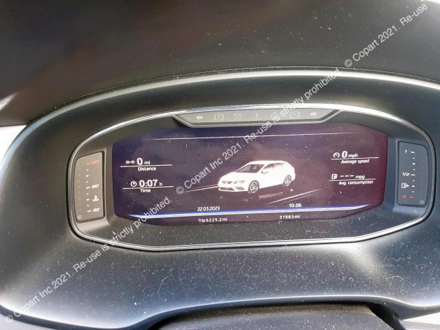 Aukcja sprzedaży 2020 Seat Leon Xcell, vin: VSSZZZ5FZLR064358, numer aukcji: 45282813
