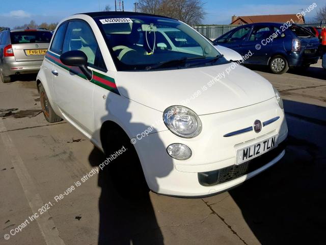 Aukcja sprzedaży 2012 Fiat 500 C Pop, vin: ZFA31200000877671, numer aukcji: 45288533