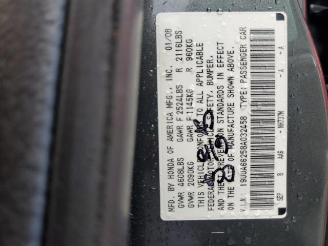 Aukcja sprzedaży 2008 Acura Tl, vin: 19UUA66258A032458, numer aukcji: 45107863