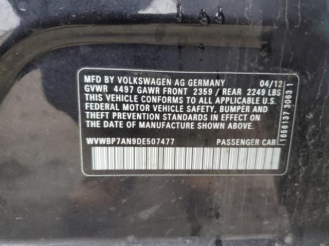 Aukcja sprzedaży 2013 Volkswagen Cc Sport, vin: WVWBP7AN9DE507477, numer aukcji: 45217903