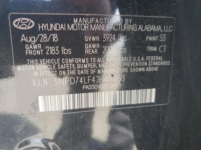 Aukcja sprzedaży 2018 Hyundai Elantra Se, vin: 5NPD74LF4JH401253, numer aukcji: 45548143