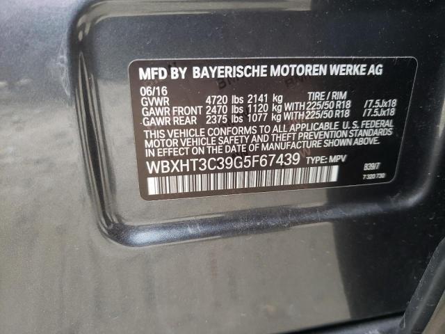Aukcja sprzedaży 2016 Bmw X1 Xdrive28i, vin: WBXHT3C39G5F67439, numer aukcji: 45509603
