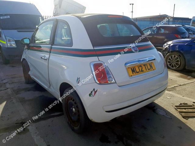 Aukcja sprzedaży 2012 Fiat 500 C Pop, vin: ZFA31200000877671, numer aukcji: 45288533