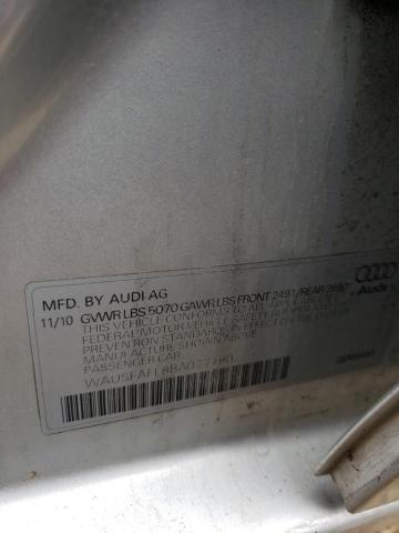 Aukcja sprzedaży 2011 Audi A4 Premium, vin: WAUSFAFL8BA077790, numer aukcji: 45509033