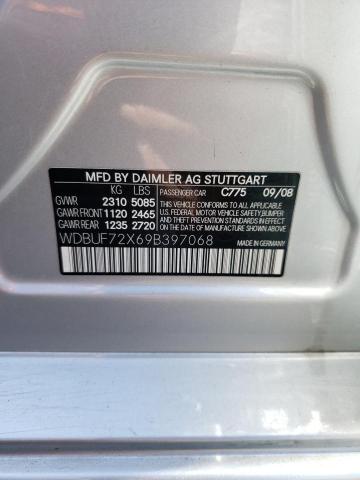 Aukcja sprzedaży 2009 Mercedes-benz E 550, vin: WDBUF72X69B397068, numer aukcji: 45329903