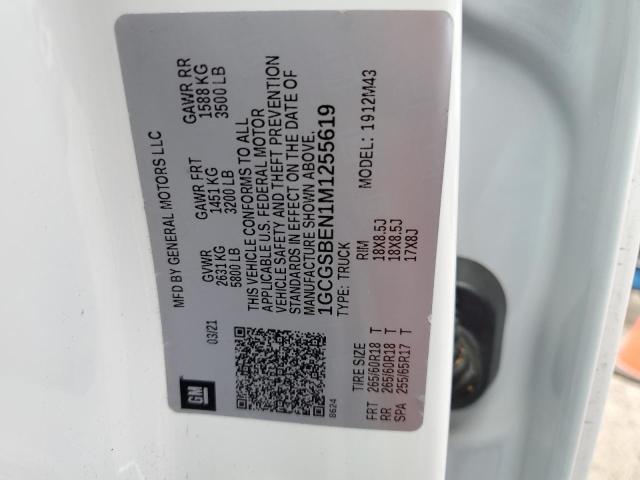 Aukcja sprzedaży 2021 Chevrolet Colorado, vin: 1GCGSBEN1M1255619, numer aukcji: 45365673