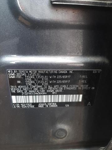 Aukcja sprzedaży 2017 Toyota Rav4 Le, vin: 2T3ZFREV2HW364944, numer aukcji: 45506473