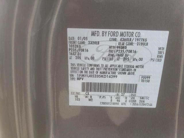 Aukcja sprzedaży 2005 Ford Escape Xls, vin: 1FMYU02Z05KD14399, numer aukcji: 45490113
