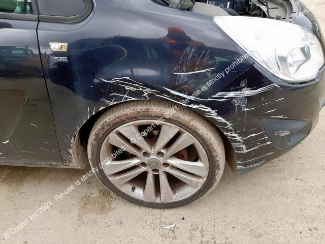 Aukcja sprzedaży 2010 Vauxhall Meriva Se, vin: W0LSH9ED5A4243586, numer aukcji: 45549073