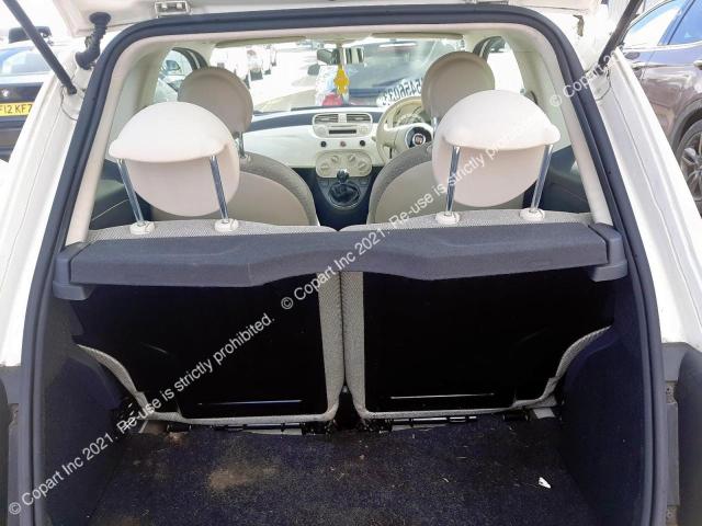 Aukcja sprzedaży 2012 Fiat 500 Lounge, vin: ZFA31200000836564, numer aukcji: 45456033