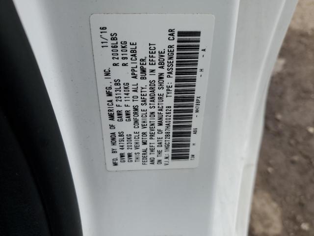 Продаж на аукціоні авто 2017 Honda Accord Exl, vin: 1HGCT2B87HA002628, номер лоту: 42850763