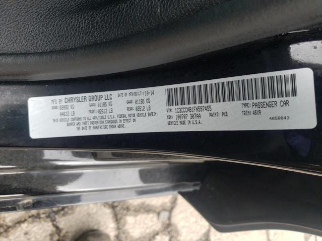 Aukcja sprzedaży 2015 Chrysler 200 Limited, vin: 1C3CCCAB1FN597455, numer aukcji: 45416293