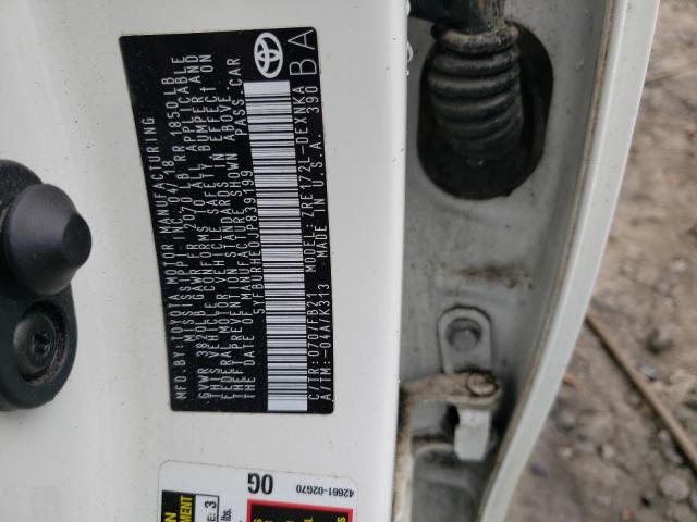 Aukcja sprzedaży 2018 Toyota Corolla L, vin: 5YFBURHE0JP839199, numer aukcji: 45412703