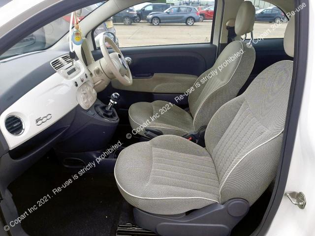 Aukcja sprzedaży 2012 Fiat 500 Lounge, vin: ZFA31200000836564, numer aukcji: 45456033