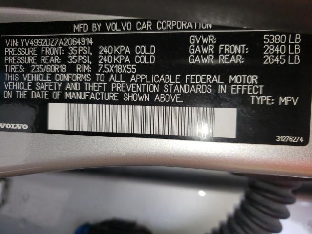 Aukcja sprzedaży 2010 Volvo Xc60 T6, vin: YV4992DZ7A2064914, numer aukcji: 45561693