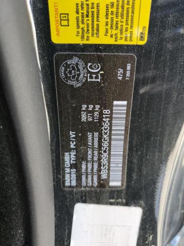Aukcja sprzedaży 2016 Bmw M4, vin: WBS3R9C56GK336418, numer aukcji: 45302793