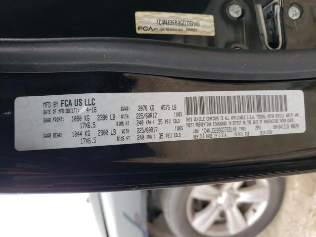 Aukcja sprzedaży 2016 Jeep Compass Latitude, vin: 1C4NJDEB9GD733140, numer aukcji: 45170193