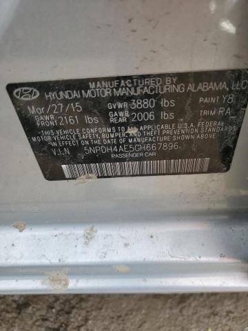 Aukcja sprzedaży 2016 Hyundai Elantra Se, vin: 5NPDH4AE5GH667896, numer aukcji: 45506343