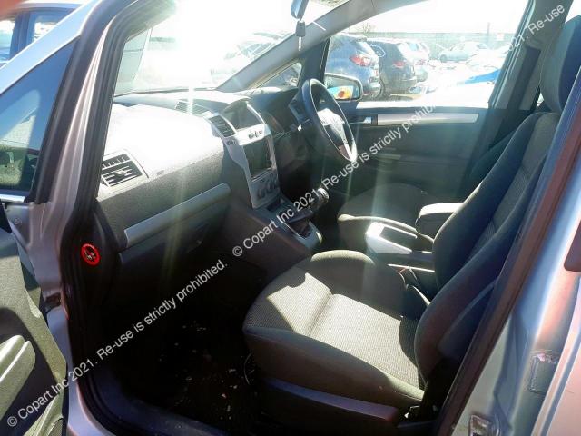Aukcja sprzedaży 2008 Vauxhall Zafira Sri, vin: W0L0AHM758G138225, numer aukcji: 45436993