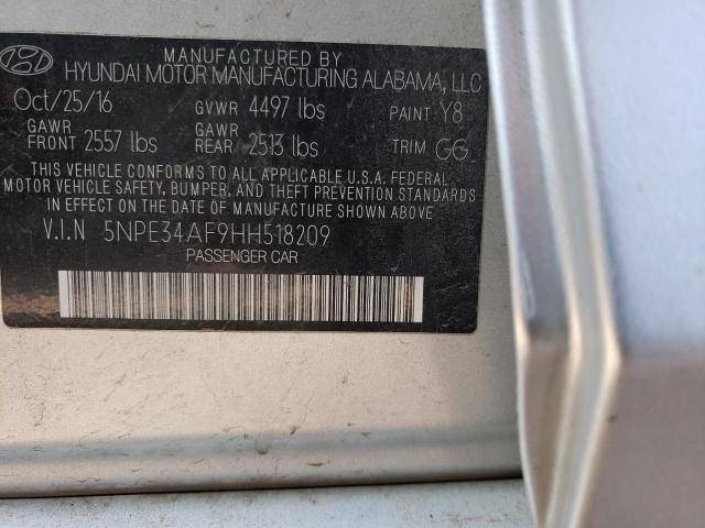 Aukcja sprzedaży 2017 Hyundai Sonata Sport, vin: 5NPE34AF9HH518209, numer aukcji: 45479773