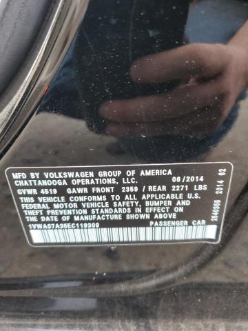 Aukcja sprzedaży 2014 Volkswagen Passat S, vin: 1VWAS7A35EC119309, numer aukcji: 45390273