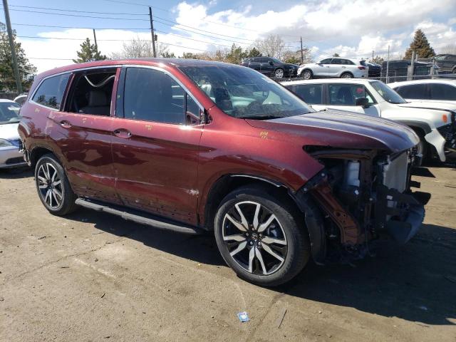2022 Honda Pilot Touring მანქანა იყიდება აუქციონზე, vin: 5FNYF6H61NB029755, აუქციონის ნომერი: 44795013