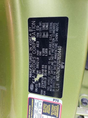 45148623 :رقم المزاد ، KNDJN2A22G7820440 vin ، 2016 Kia Soul مزاد بيع