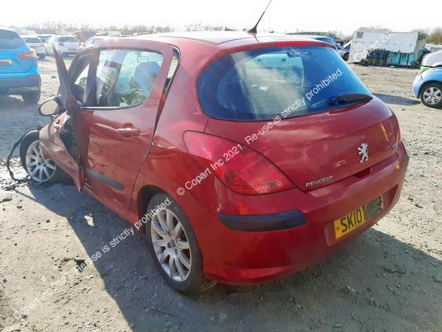 Aukcja sprzedaży 2010 Peugeot 308 Verve, vin: VF34C8FSC9Y113147, numer aukcji: 45118433