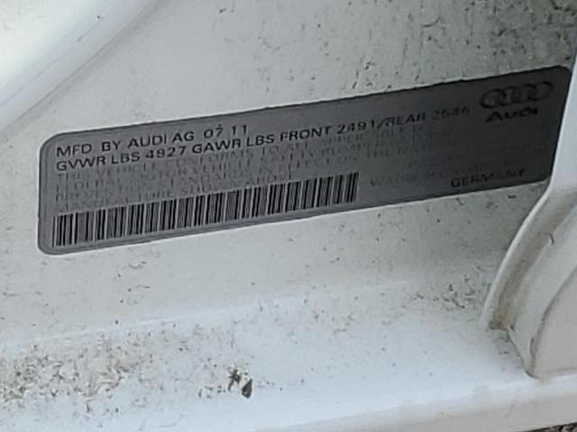 2012 Audi A4 Premium მანქანა იყიდება აუქციონზე, vin: WAUBFAFL5CN005861, აუქციონის ნომერი: 46335473