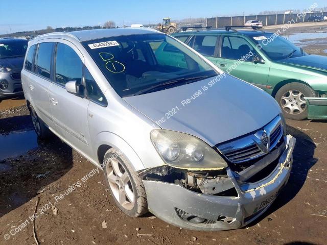 Aukcja sprzedaży 2008 Vauxhall Zafira Sri, vin: W0L0AHM758G138225, numer aukcji: 45436993