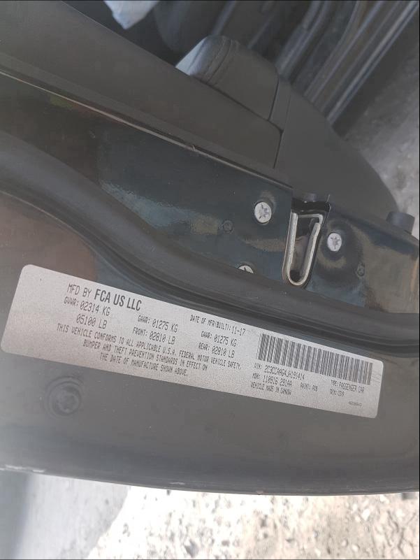 56619940 :رقم المزاد ، 2C3CCAAG4JH191414 vin ، 2018 Chrysler 300 Tourin مزاد بيع