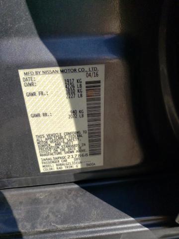 Aukcja sprzedaży 2016 Nissan Altima 2.5, vin: 1N4AL3APXGC217868, numer aukcji: 46274183