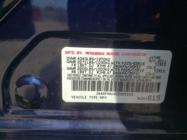 Aukcja sprzedaży 2012 Mitsubishi Outlander Sport Se, vin: JA4AP4AU4CZ003163, numer aukcji: 45509553