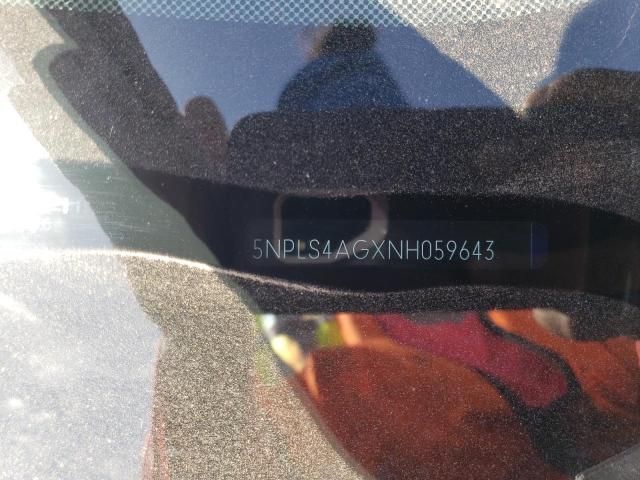 46484083 :رقم المزاد ، 5NPLS4AGXNH059643 vin ، 2022 Hyundai Elantra Sel مزاد بيع