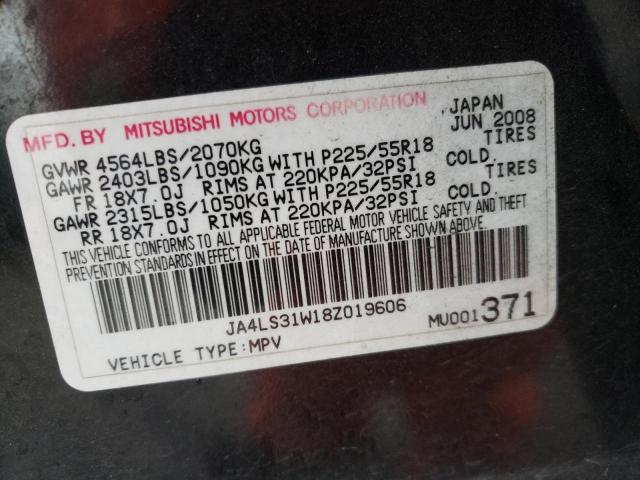 Продаж на аукціоні авто 2008 Mitsubishi Outlander Se, vin: JA4LS31W18Z019606, номер лоту: 46608183