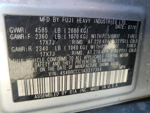 Aukcja sprzedaży 2010 Subaru Outback 2.5i Premium, vin: 4S4BRCCC1A3317304, numer aukcji: 45705223