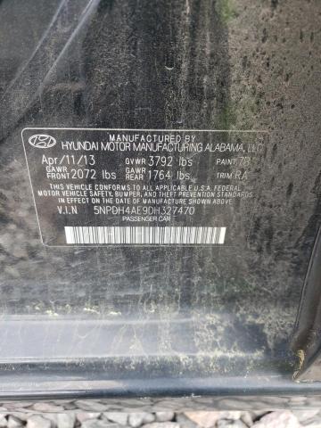 46854843 :رقم المزاد ، 5NPDH4AE9DH327470 vin ، 2013 Hyundai Elantra Gls مزاد بيع