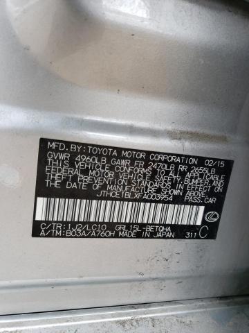 Aukcja sprzedaży 2015 Lexus Gs 350, vin: JTHCE1BLXFA003954, numer aukcji: 45515603
