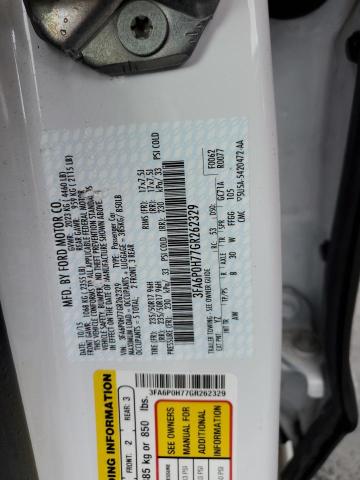 Продаж на аукціоні авто 2016 Ford Fusion Se, vin: 3FA6P0H77GR262329, номер лоту: 46379803