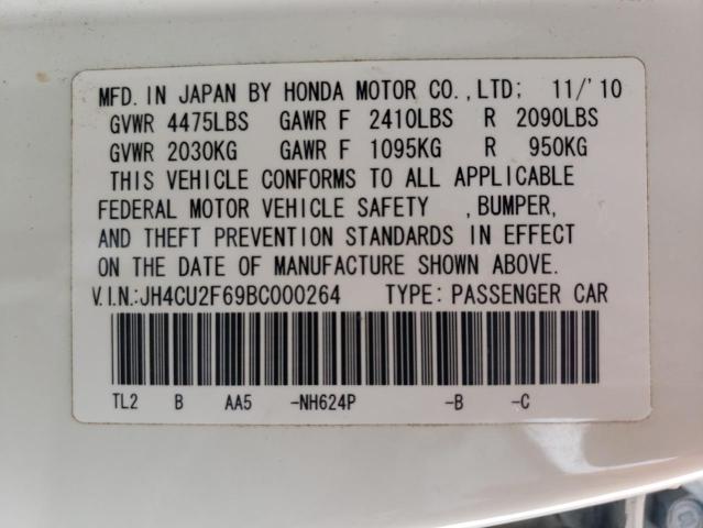 Продажа на аукционе авто 2011 Acura Tsx, vin: JH4CU2F69BC000264, номер лота: 46703453