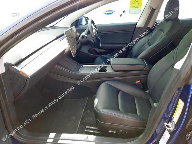 Aukcja sprzedaży 2020 Tesl Model 3 Lo, vin: 5YJ3F7EB6MF829516, numer aukcji: 45113313
